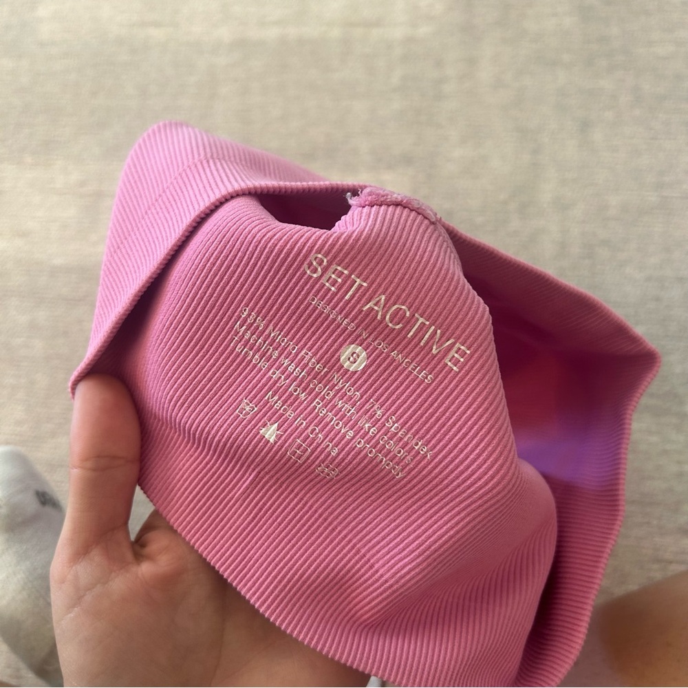 Set Active Power Ribbed V Bra - Picture 4 of 5